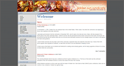 Desktop Screenshot of goldensun-syndicate.net