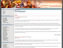 Tablet Screenshot of goldensun-syndicate.net